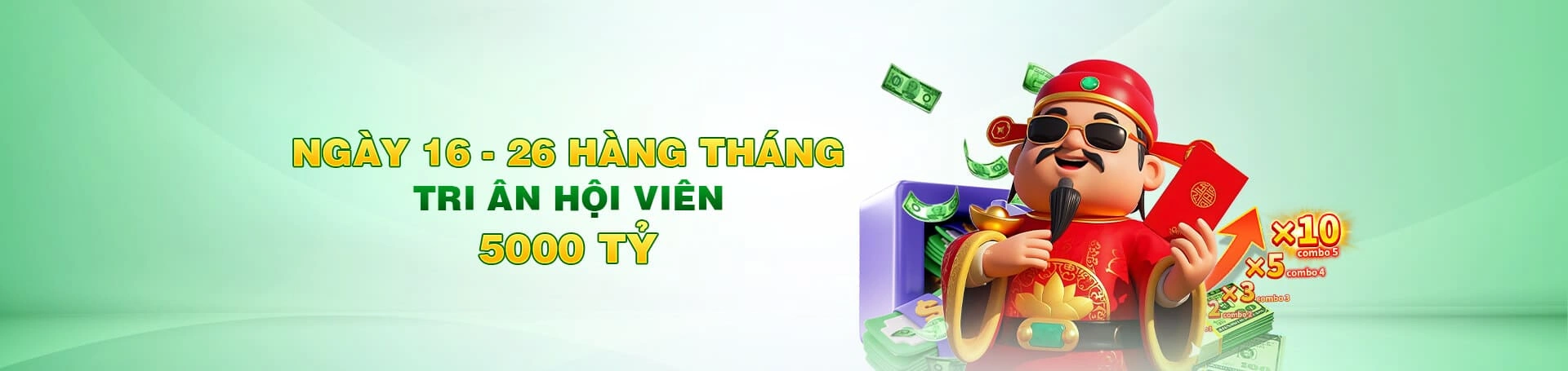 Ngày 16, 26 hàng tháng Nhà cái NK88 tri ân hội viên 5000 tỷ đồng